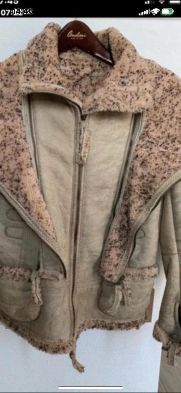 Damesjas Sylvie Schimmel, Kleding | Dames, Ophalen of Verzenden, Gedragen, Maat 38/40 (M), Beige