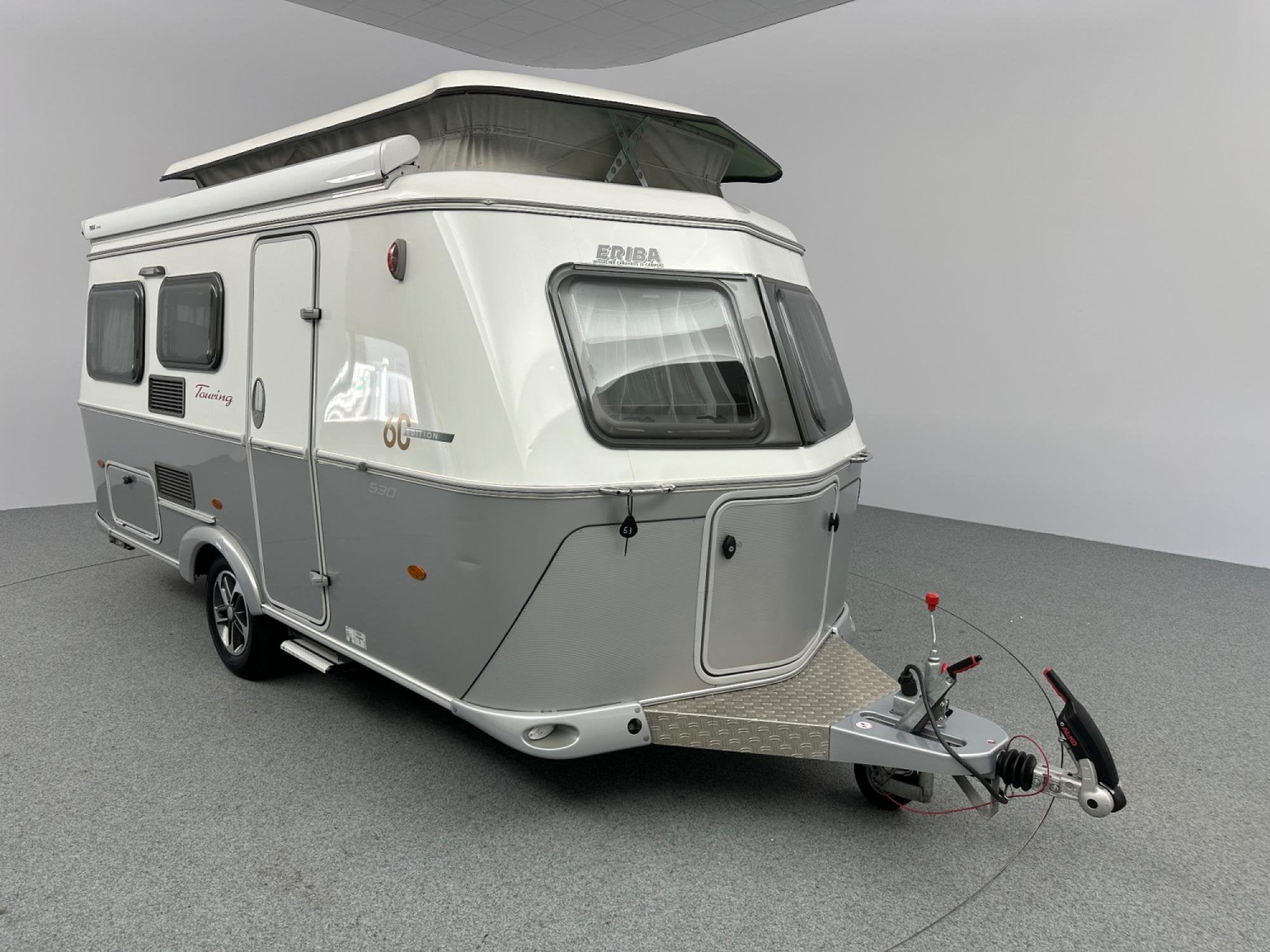 Eriba Touring Troll 530 60 Years Edition Cassetteluifel, Caravans en Kamperen, Vast bed, Bedrijf, Eriba, Overige