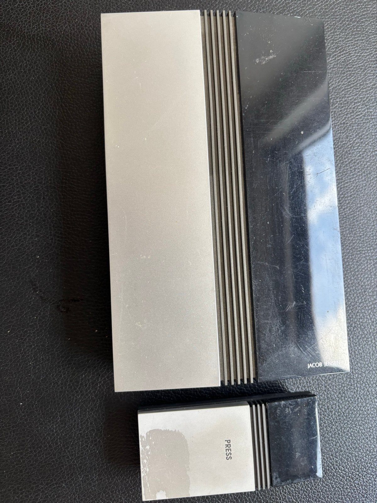 Jacob Jensen Draadloze Deurbel Set - Zilver/Zwart, Huis en Inrichting, Ophalen of Verzenden, Gebruikt, Draadloos