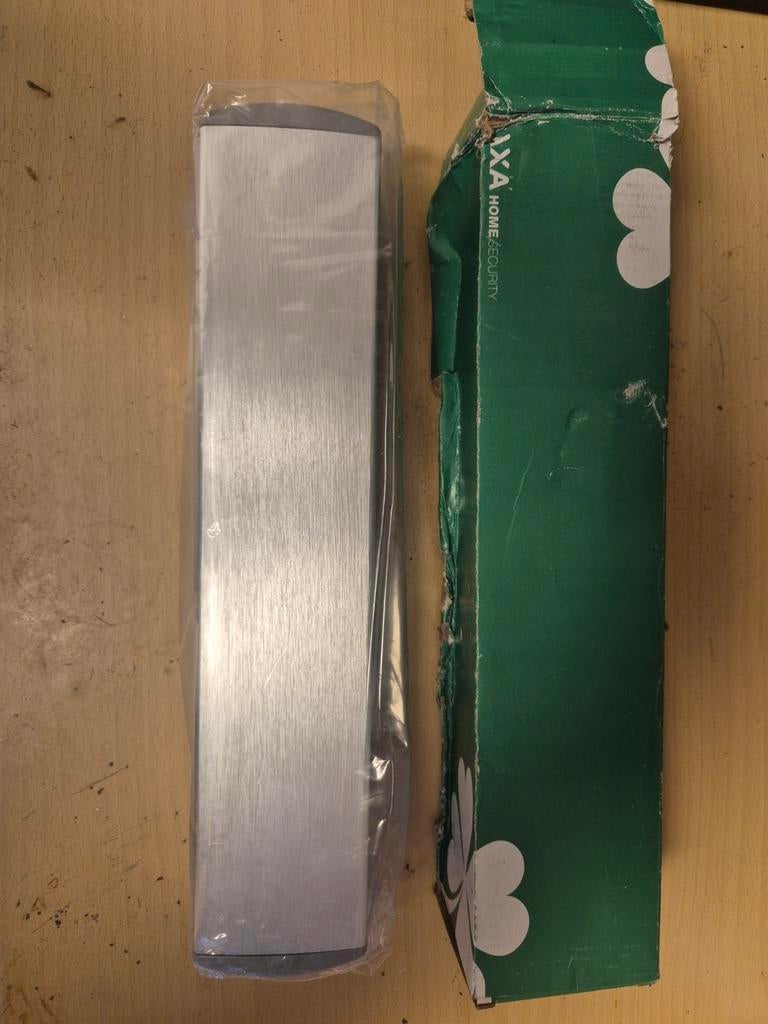 AXA Brievenbusklep Curve Plus Aluminium F1, Brievenbusklep, Ophalen of Verzenden, Inbouw, Nieuw