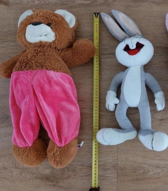 Knuffels beer en haas, Kinderen en Baby's, Beer, Ophalen of Verzenden, Zo goed als nieuw, Middelgroot (20 tot 80 cm)