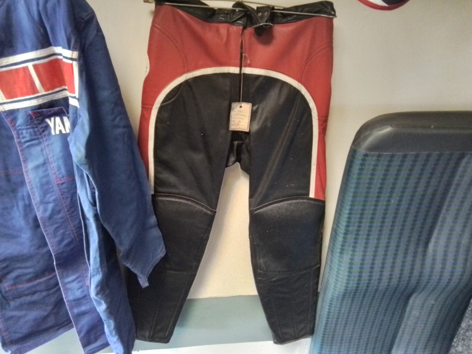 motorbroek old school rond 1980, Motoren, Nieuw met kaartje, Broek | leer, Dames, Ophalen of Verzenden
