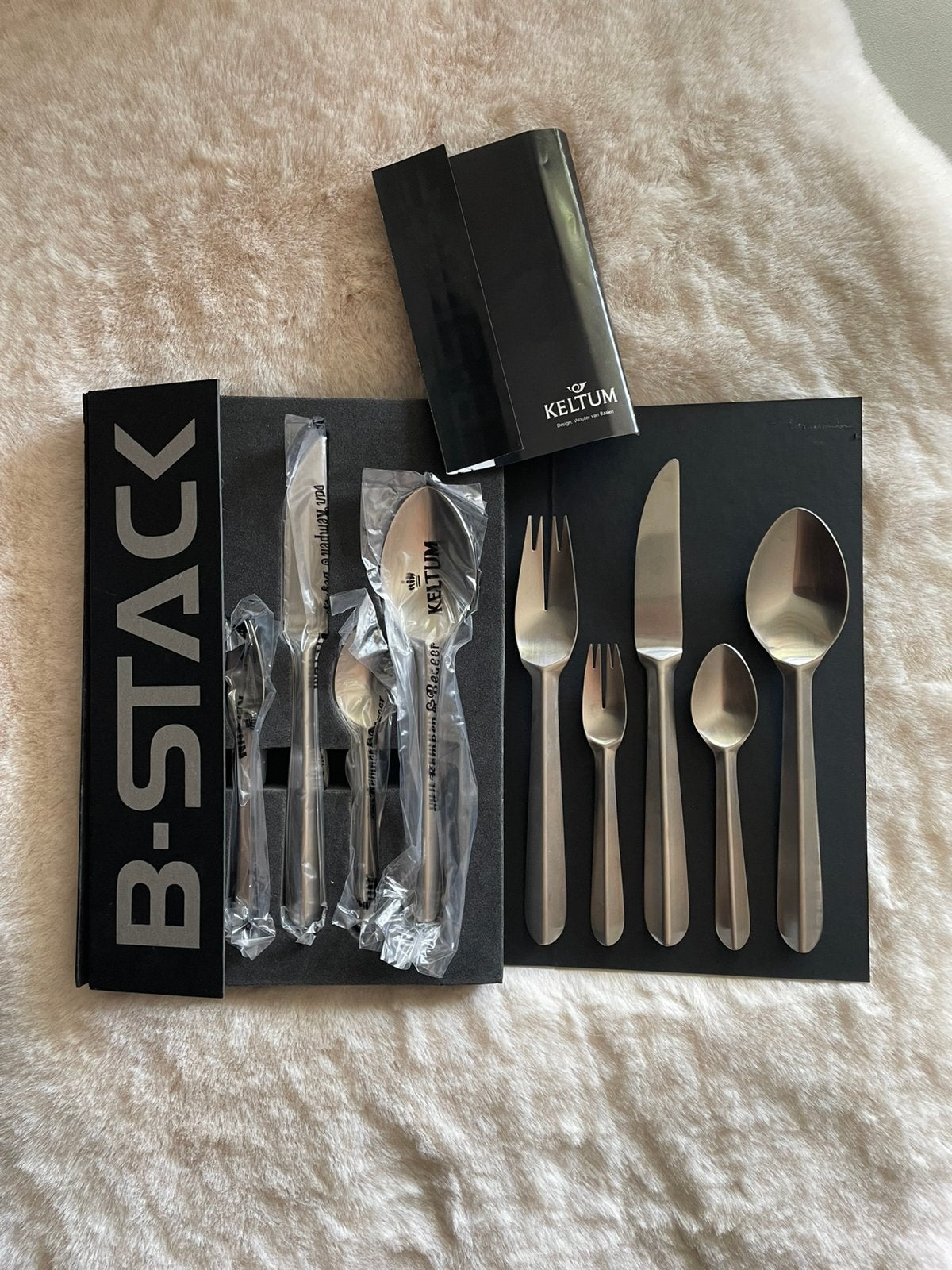 KELTUM B-STACK Folded Cutlery 1998 Dutch Design, Ophalen of Verzenden, Nieuw, Rvs of Chroom