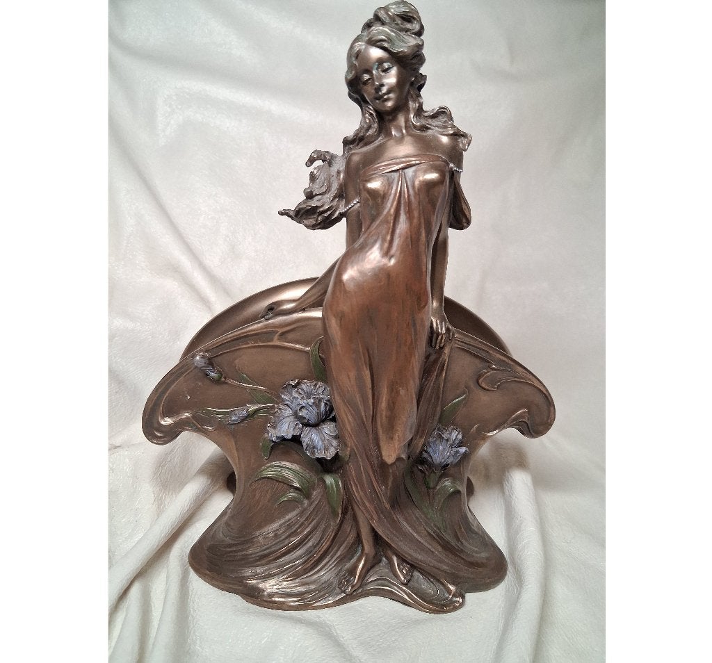 Art Nouveau brievenstandaard/servethouder, Antiek en Kunst, Ophalen