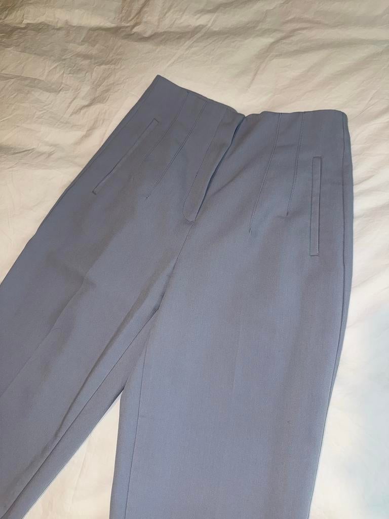 Lichtblauwe pantalon – Zara – Maat S, Blauw, Ophalen of Verzenden, Zo goed als nieuw, Maat 36 (S)