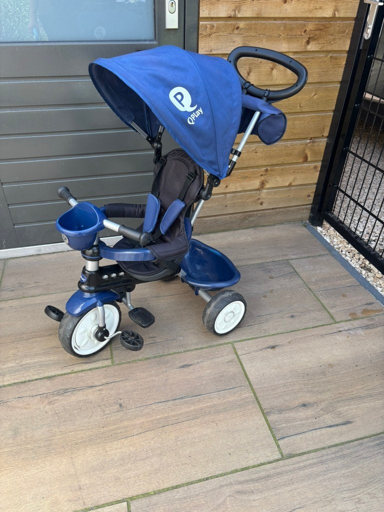 Driewieler kinderfiets Q play, Ophalen, Gebruikt, Minder dan 16 inch, Qplay