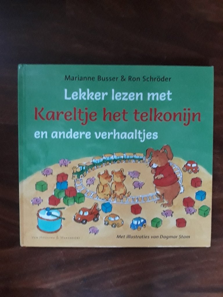 Lekker lezen met Kareltje het telkonijn  van Marianne Busser, Ophalen of Verzenden, Zo goed als nieuw, Fictie algemeen
