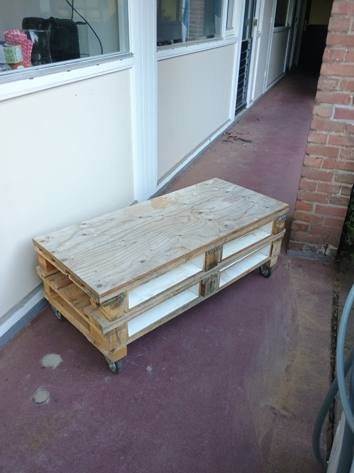 Pallet meubel, Ophalen, Minder dan 45 cm, Gebruikt, 75 cm of meer