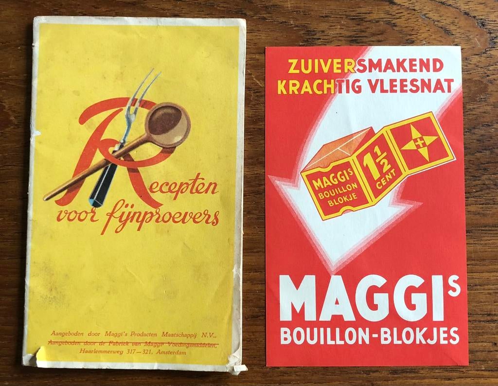 Maggi oud receptenboekje voor fijnproevers., Verzamelen, Merken en Reclamevoorwerpen, Ophalen of Verzenden, Zo goed als nieuw