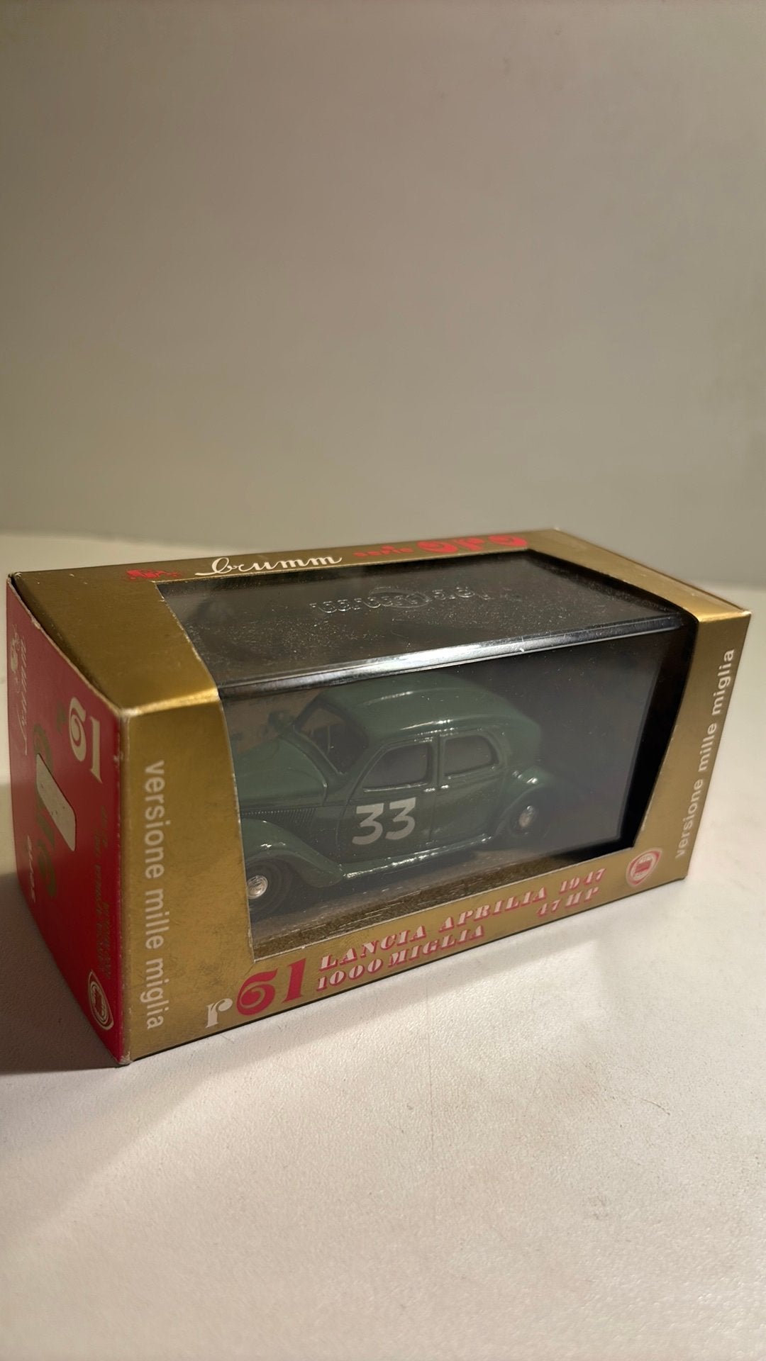 Lancia aprillia 1000 miglia 1947 brumm 1.43, Overige merken, Auto, Ophalen of Verzenden, A