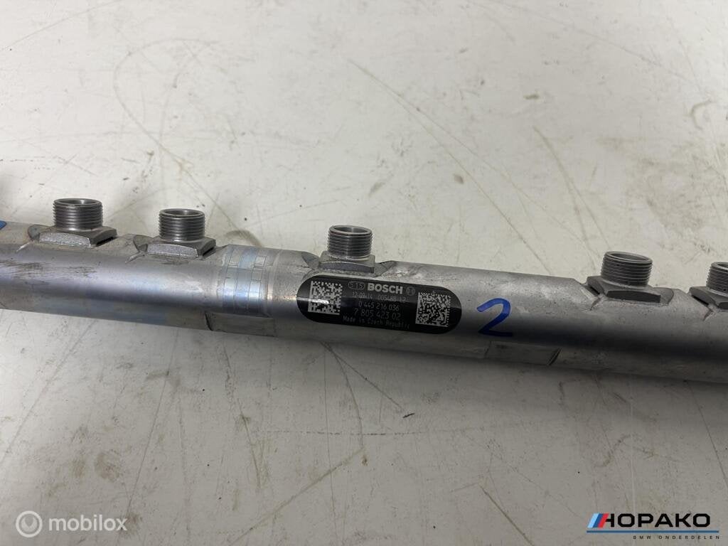 brandstof rail BMW N57 motor | 7805423, Gebruikt, Einsteinlaan 5 rijswijk, Bmw, Ophalen of Verzenden