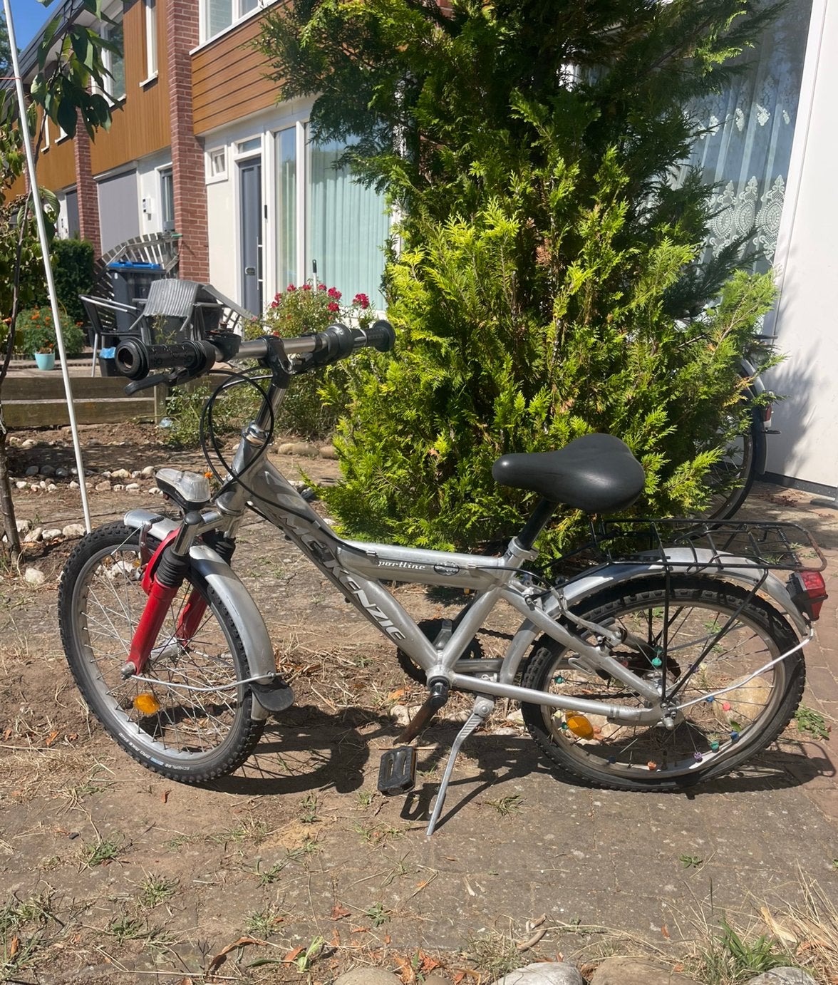 Mckenzie kinderfiets 20 inch, Fietsen en Brommers, Fietsen | Kinderfietsjes, Ophalen, Gebruikt, Terugtraprem, 20 inch of meer