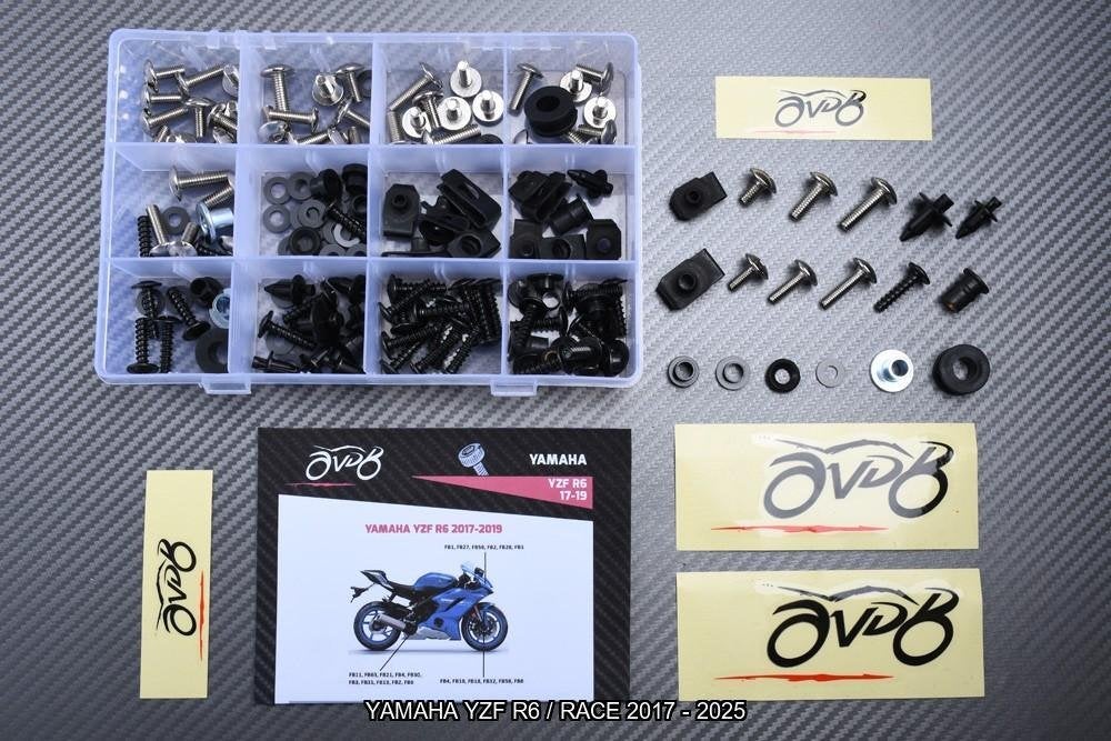 Kuip bouten set voor YAMAHA YZF R6 / RACE 2017 2025, Ophalen of Verzenden, Nieuw