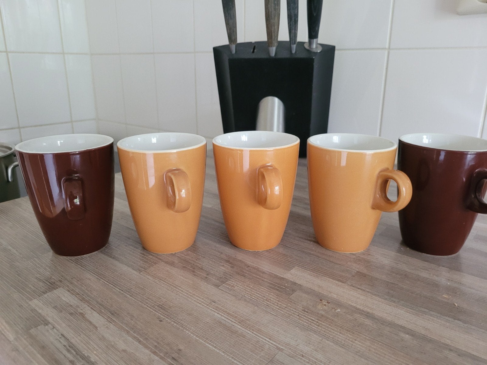 In nieuwstaat: 5 mooie koffiebekers, Ophalen, Overige stijlen, Kop(pen) en/of Schotel(s), Glas