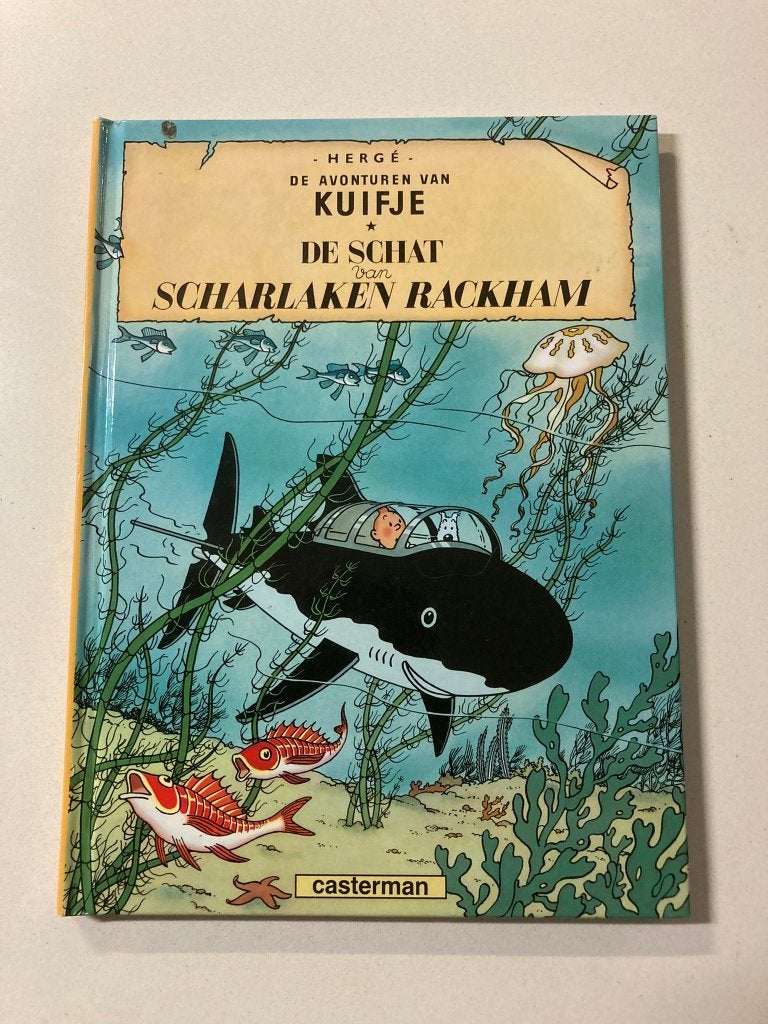 Hergé -11- kuifje de schat van scharlaken rackham hardcover!, Boeken, Meerdere stripboeken, Ophalen of Verzenden, Gelezen, Herge
