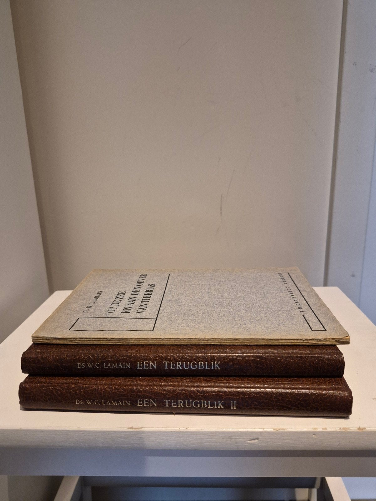 Ds. W.C. Lamain - Een Terugblik I & II + Op de Zee, Ophalen of Verzenden, Gelezen, Ds. W.C. Lamain, Christendom | Protestants