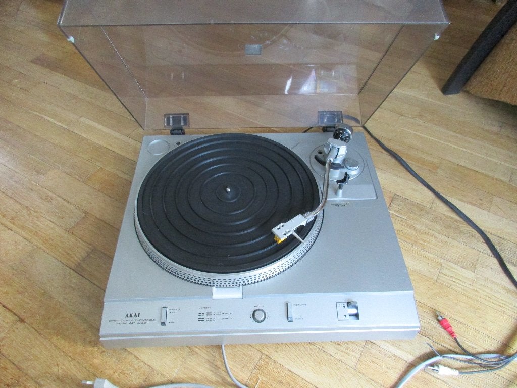 Akai direct drive platenspeler AP-D33, Ophalen, Gebruikt, Pitch-regelaar, Platenspeler
