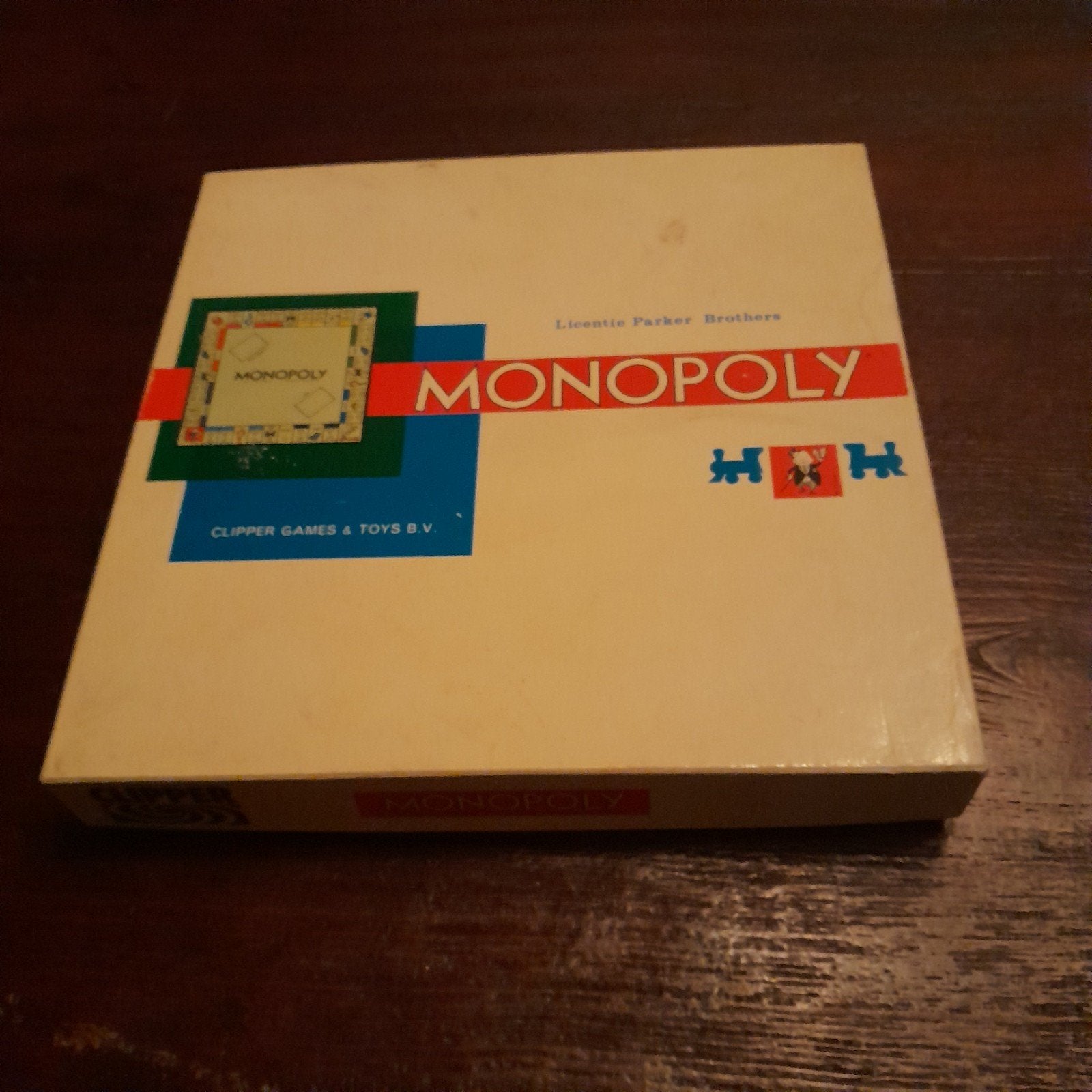 Monopoly bordspel - Clipper Games & Toys B.V., Drie of vier spelers, Ophalen of Verzenden, Gebruikt, Clipper Games & Toys B.V.