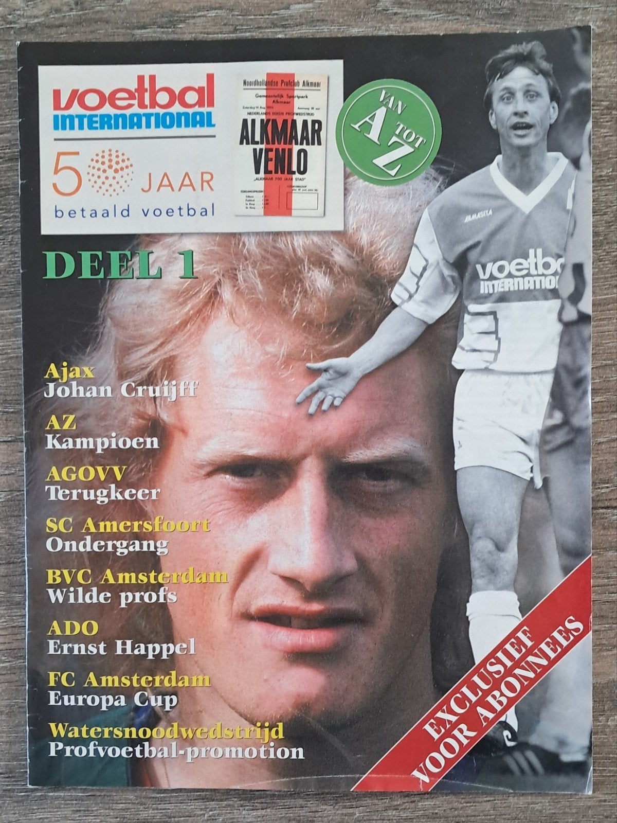 Voetbal International Deel 1 - Ajax, Cruijff, AZ Kampioen, Ophalen of Verzenden, Ajax, Boek of Tijdschrift