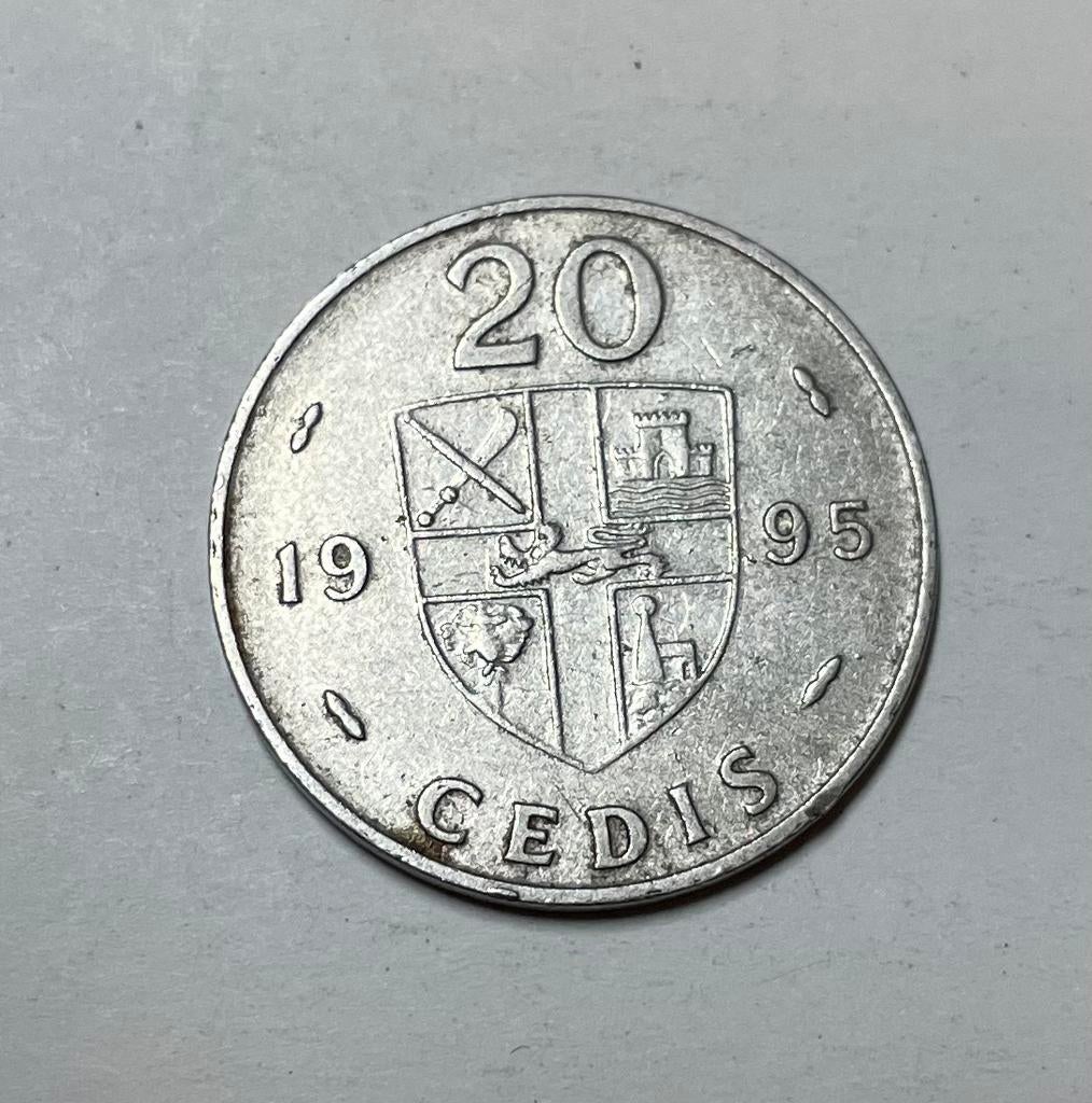 20 cedis Ghana 1995, Ophalen of Verzenden, Overige landen
