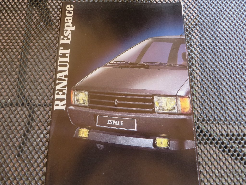 Renault Espace Folder 1987, Boeken, Ophalen of Verzenden, Zo goed als nieuw, Renault