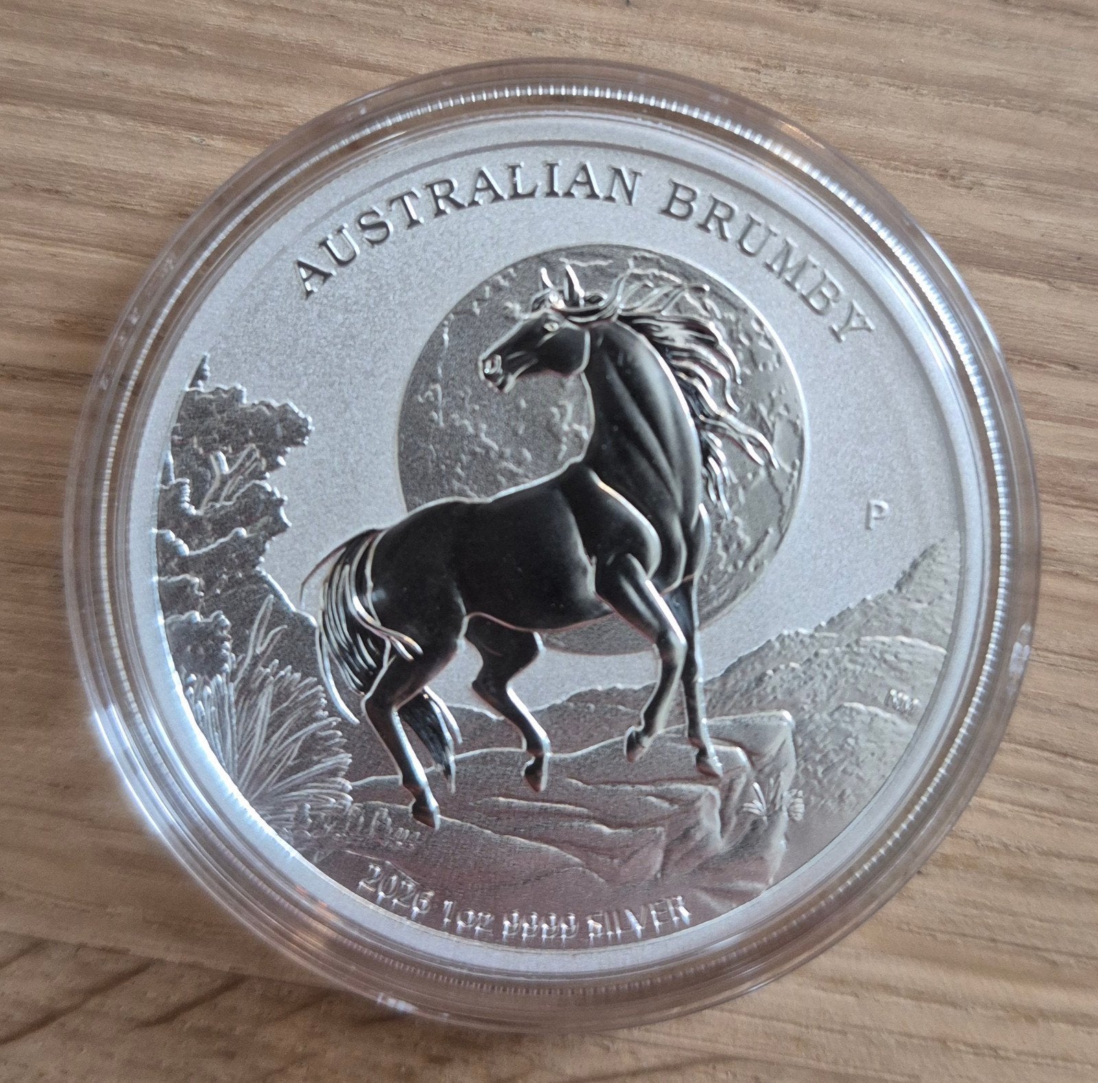 1 oz zilver Perth Mint Brumby Horse 2026, Ophalen of Verzenden, Zilver