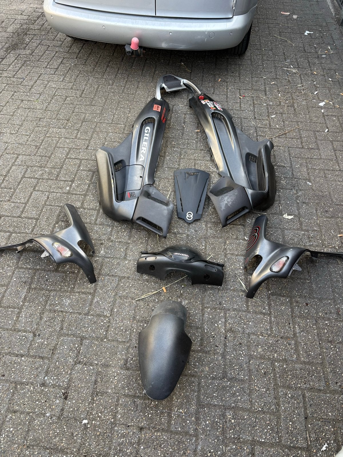 Gilera Runner Kappenset in OPACO kleur - Complete set, Ophalen of Verzenden, Gebruikt, Kap, Piaggio