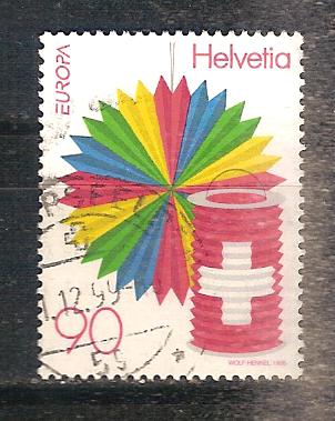 Zwitserland 1654, Ophalen of Verzenden, Gestempeld