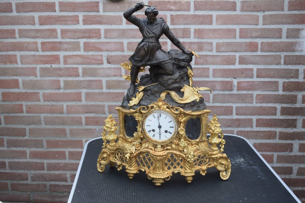 bronzen klok, Ophalen of Verzenden