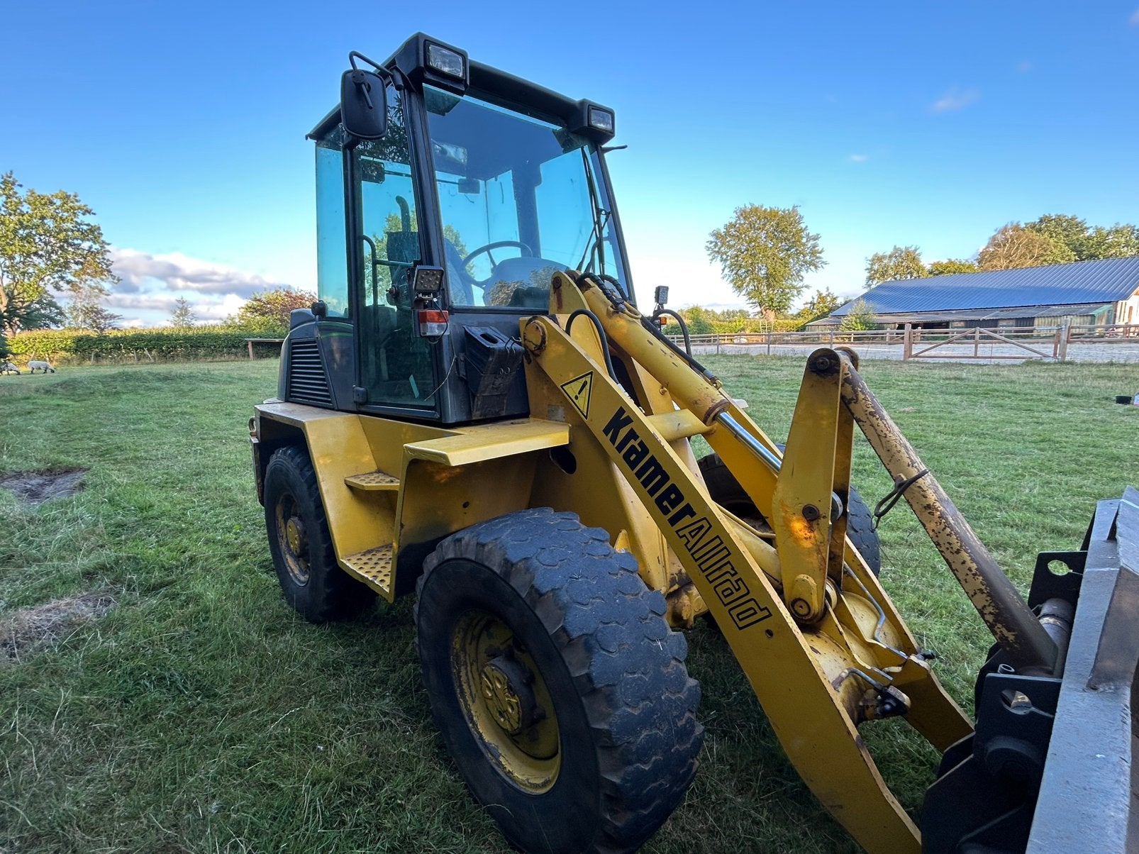 Kramer 620 wiellader, Ophalen, Gebruikt
