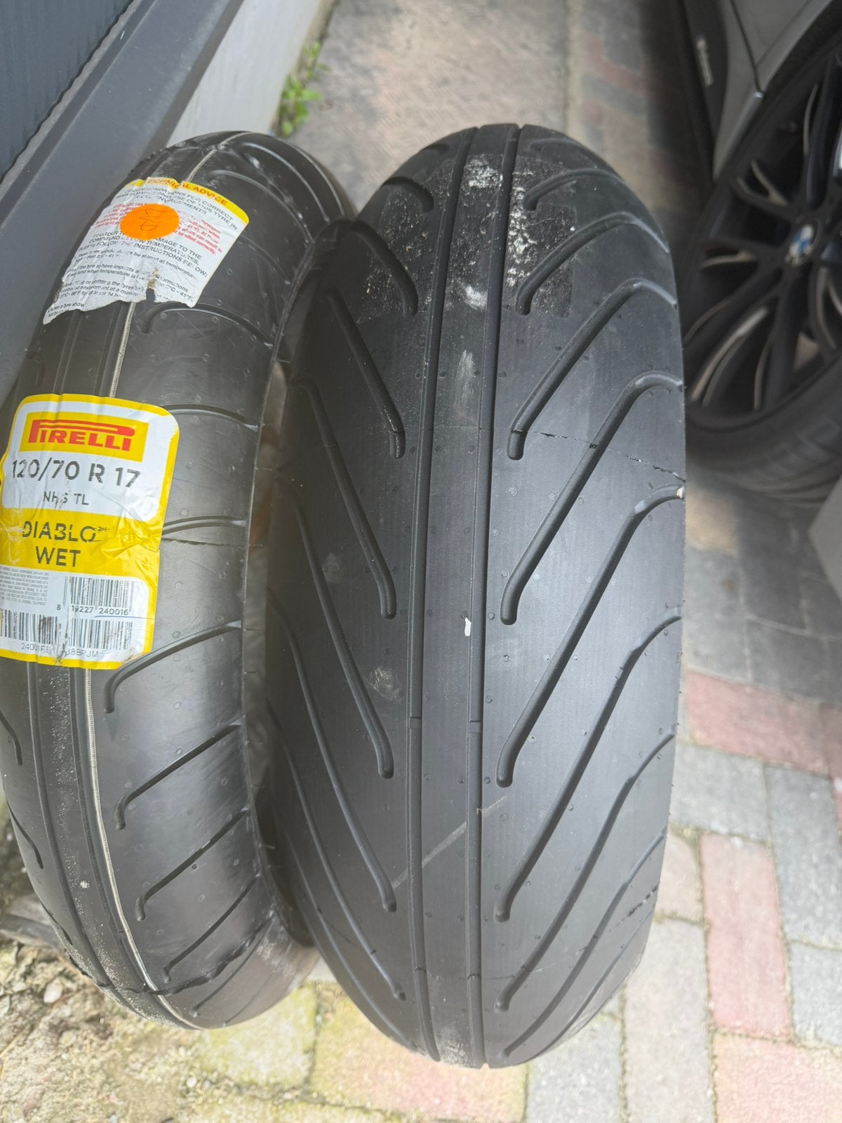 Bmw s1000rr k67 2019+ pirelli wet, Motoren, Onderdelen | BMW, Ophalen of Verzenden, Gebruikt