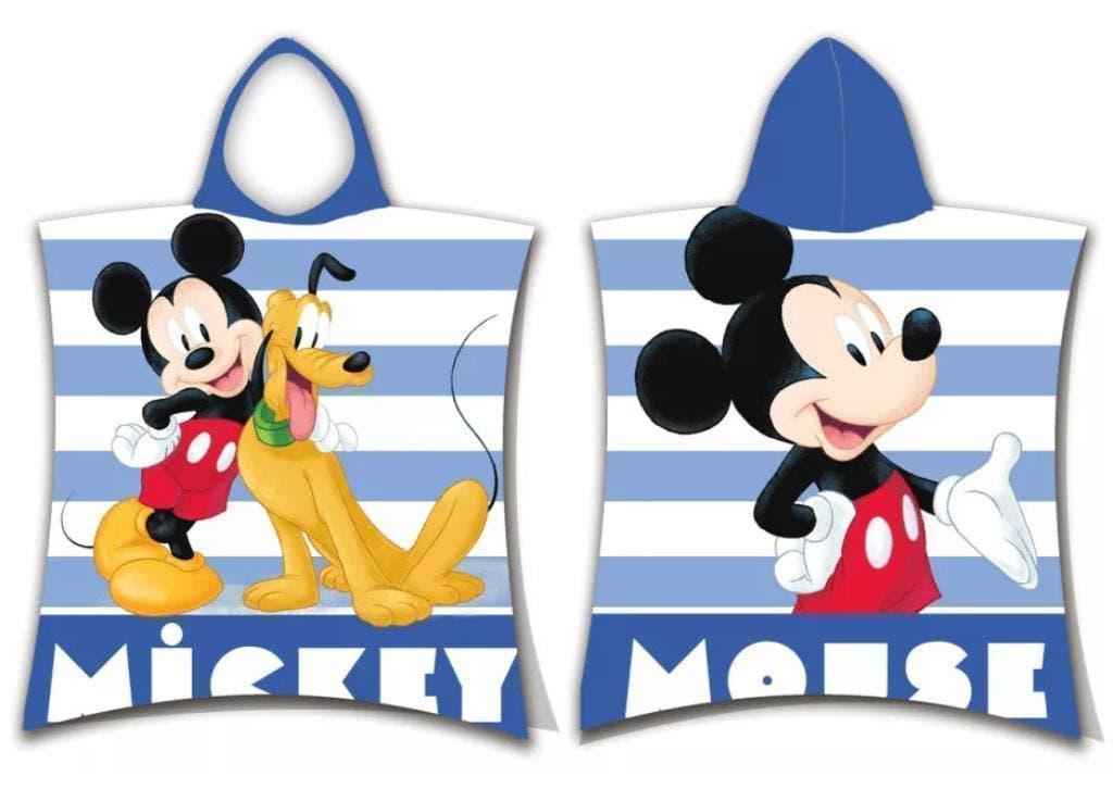 Mickey Mouse Badponcho - Disney Badcape - Katoen, One size, Nieuw, Ophalen of Verzenden, Mickey Mouse