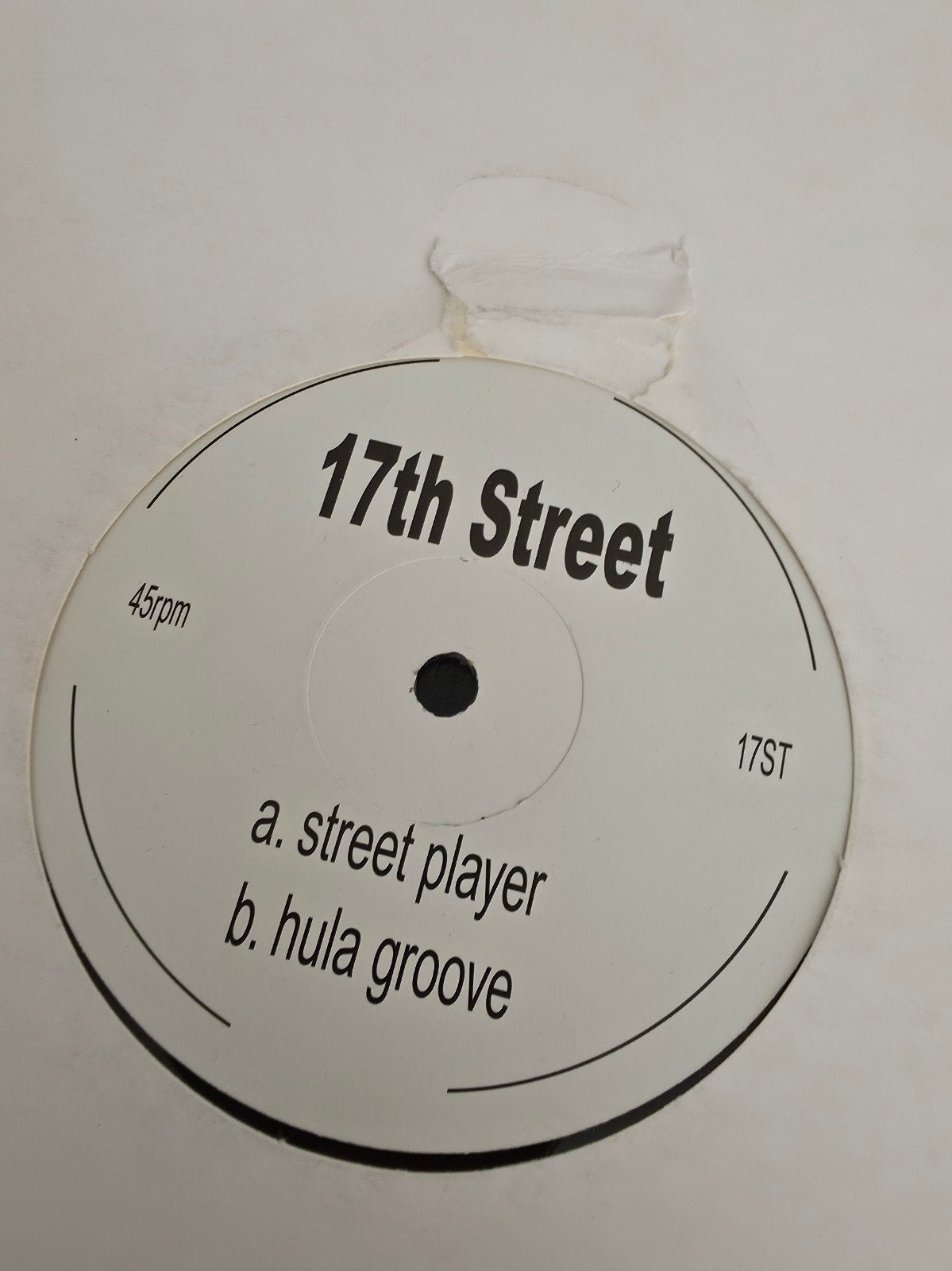 17th Street - Street Player / Hula Groove 45rpm vinyl, Gebruikt, Overige genres, 7 inch, Ophalen of Verzenden
