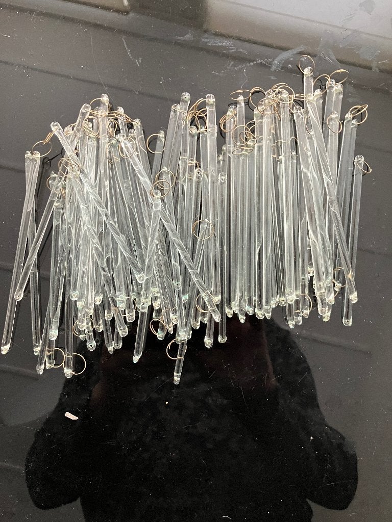 glazen pegels, Ophalen of Verzenden, Gebruikt, Glas