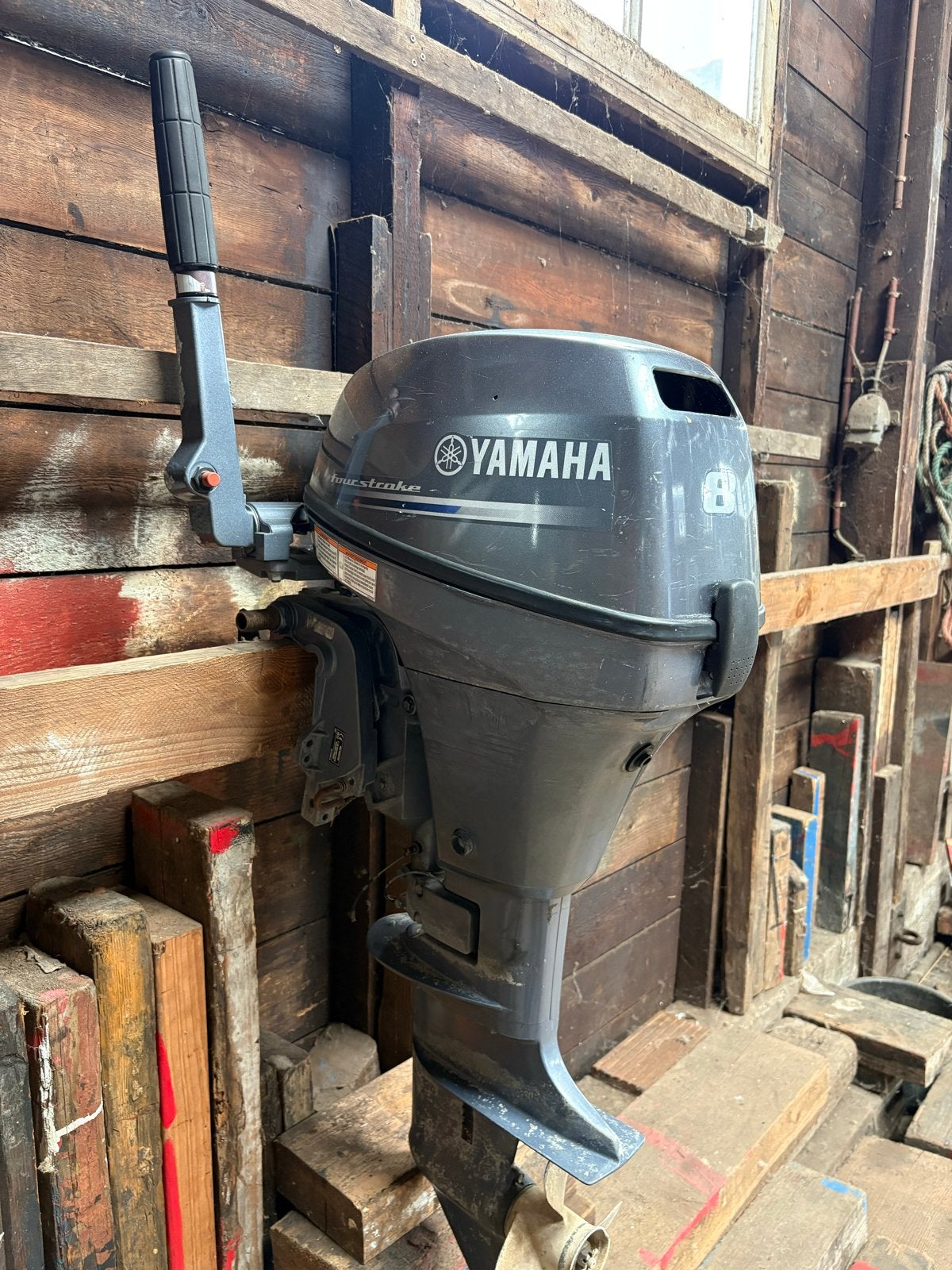 Yamaha 8 pk 4-takt buitenboordmotor (2012), Gebruikt, 5 tot 10 pk, Viertaktmotor, Ophalen of Verzenden