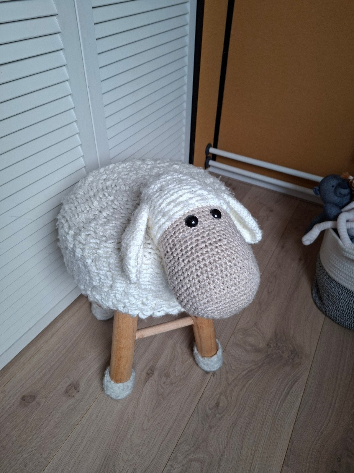 Gehaakt SCHAAP, Ophalen, Nieuw, Lamp
