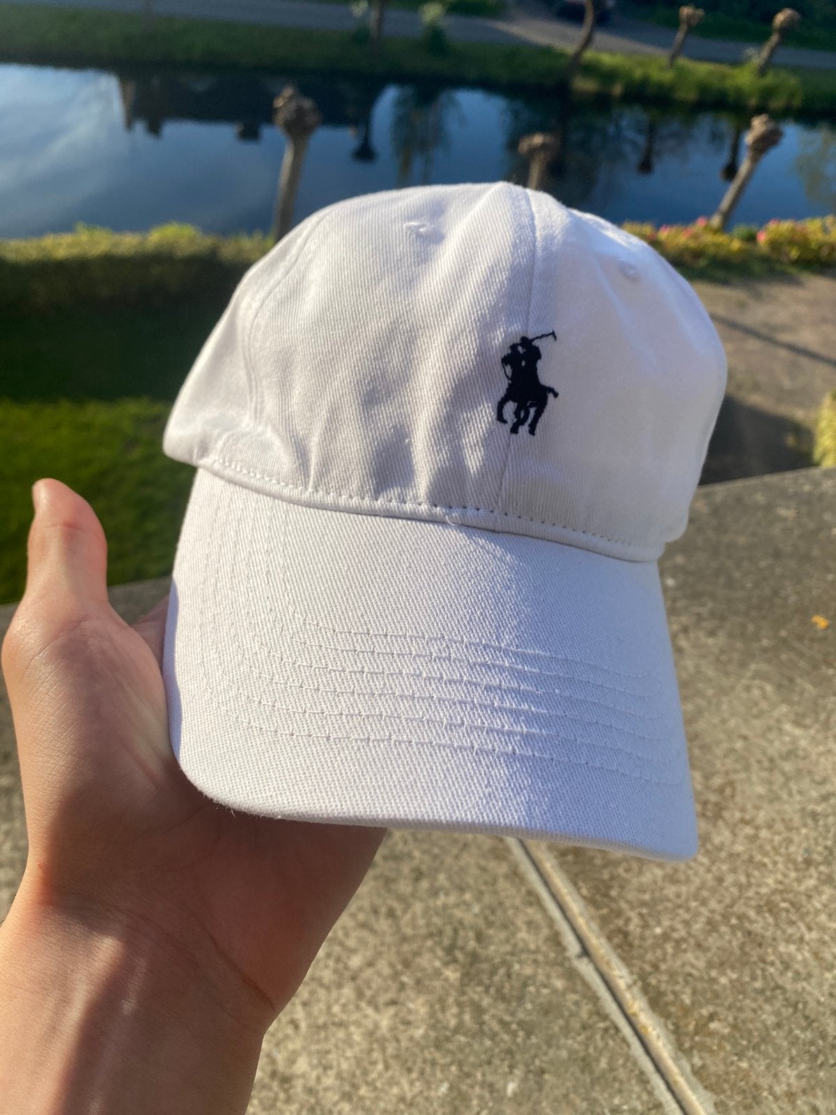 Polo Ralph Lauren pet wit, Kleding | Heren, Ophalen of Verzenden, Nieuw, One size fits all, Pet