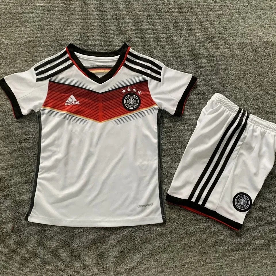 Duitsland thuis shirt tenue kids retro 2014 | 98 t/m 164, Verzenden, Nieuw, Shirt