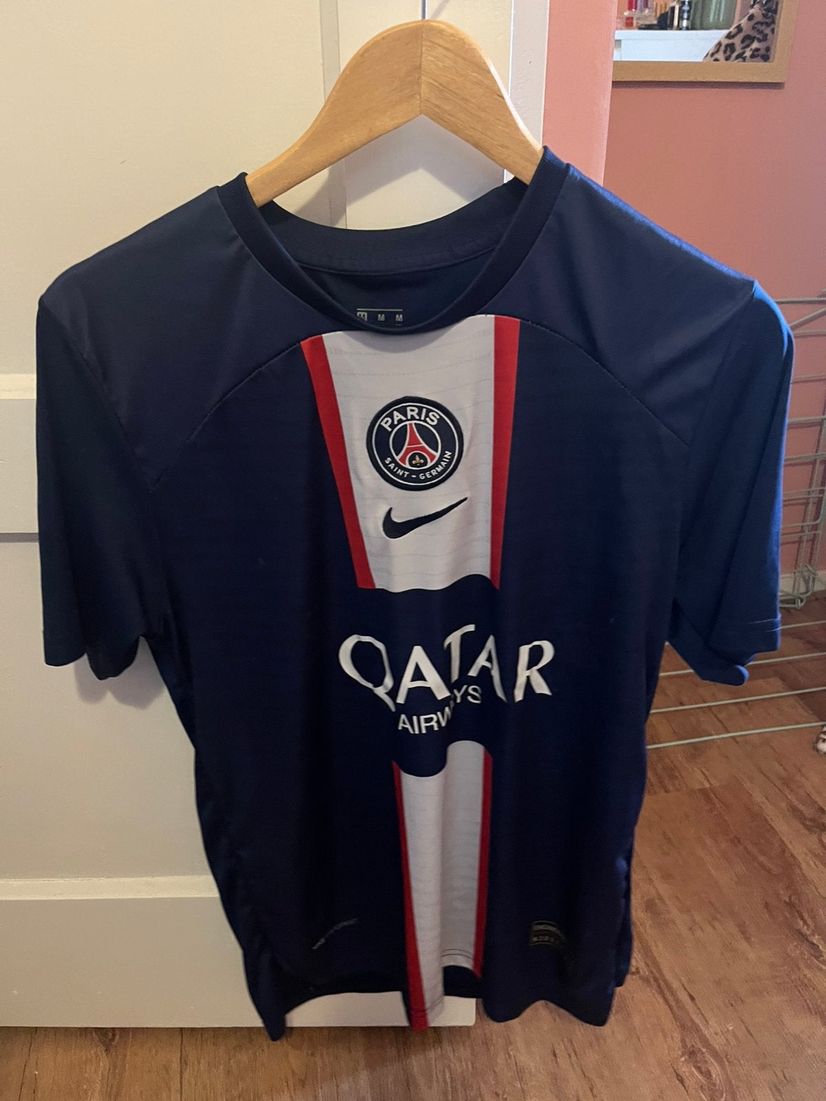 Voetbalshirt psg maat m, Ophalen of Verzenden, Zo goed als nieuw, Shirt