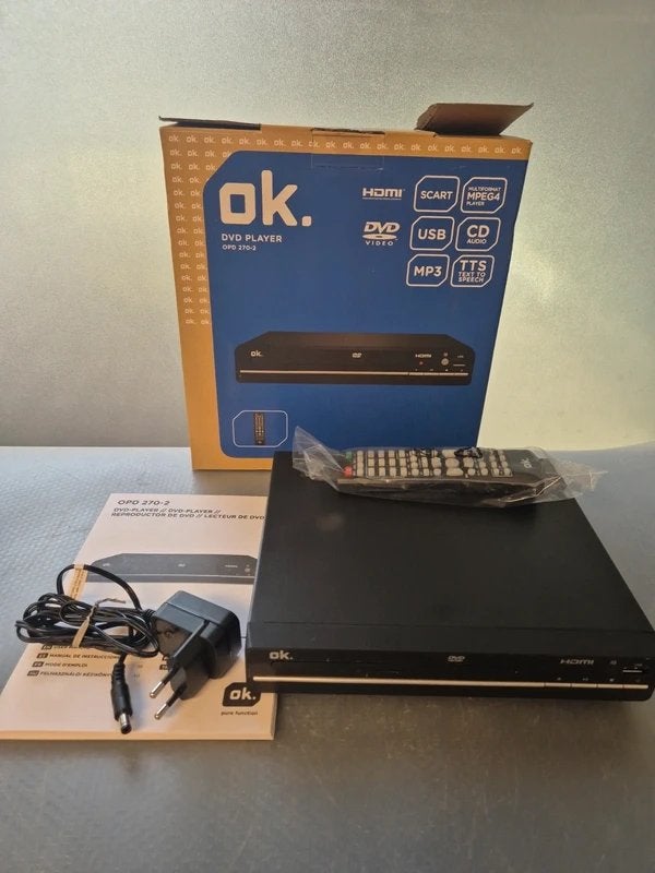 OK. OPD 270-2 DVD-speler, -, OK., -, Ophalen of Verzenden