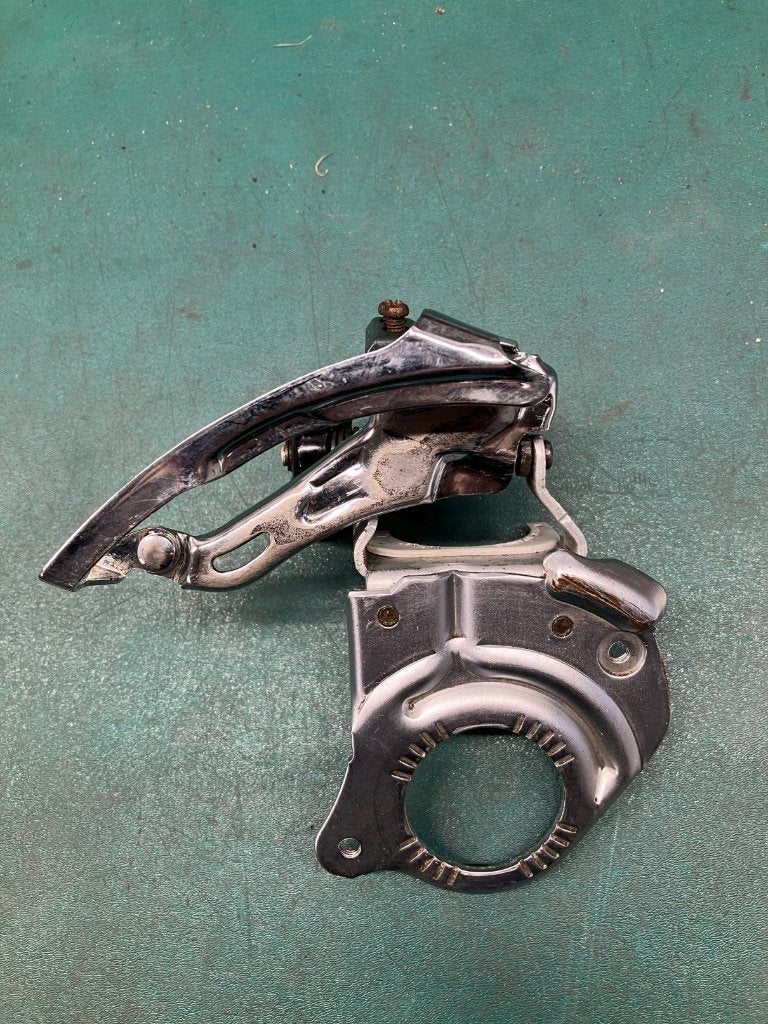 Shimano Acera FD-M330-E voorderailleur, Shimano Acera, Verzenden, Staal, Zo goed als nieuw