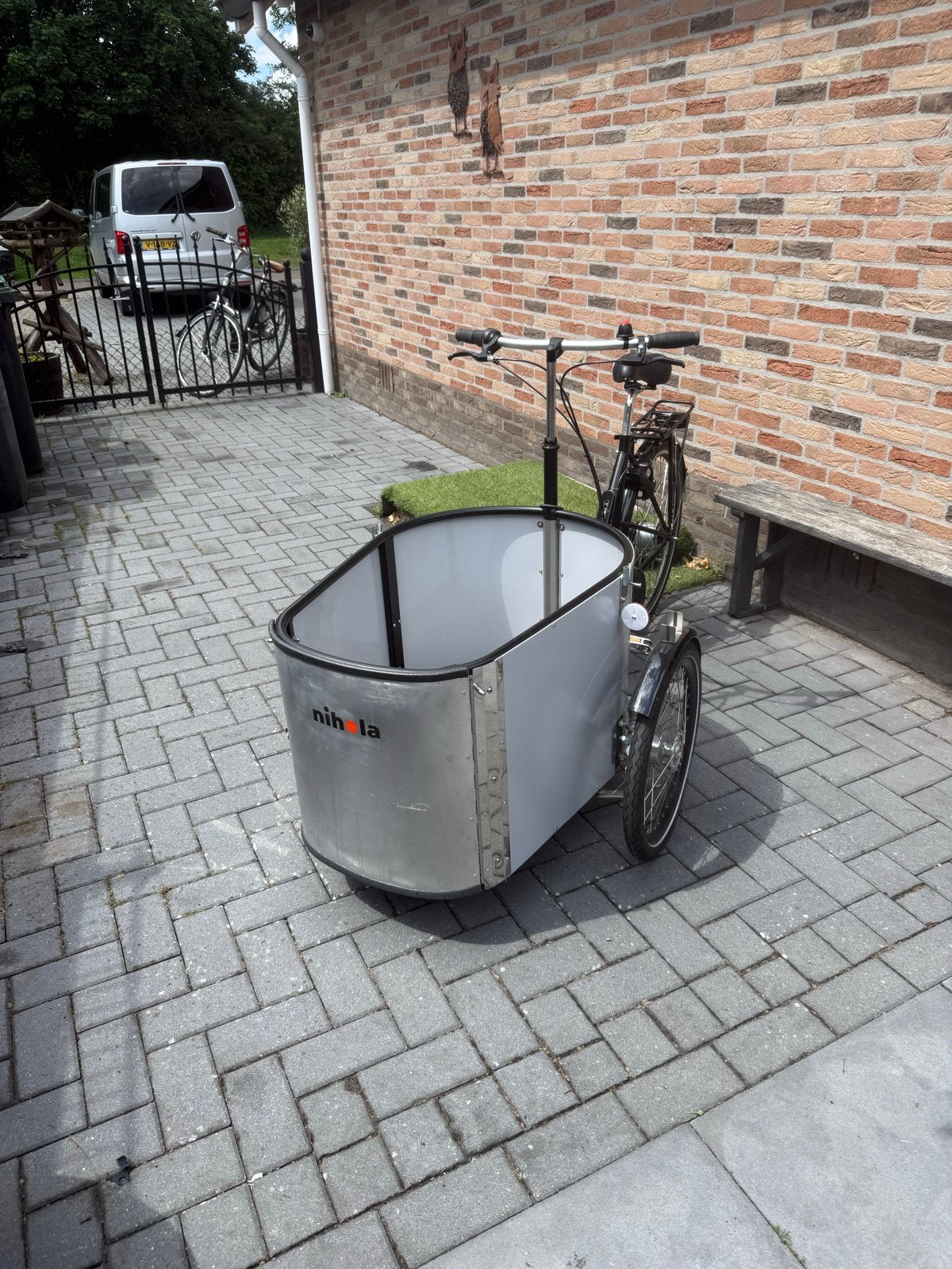 Nihola Bakfiets met Pendix elektrische ondersteuning, Fietsen en Brommers, Fietsen | Bakfietsen, Zo goed als nieuw, Overige merken