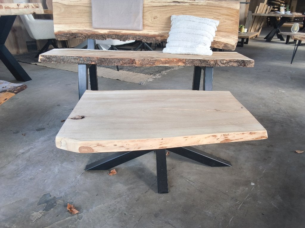 Salontafel | Echte eyecatcher | Boomstamtafel | Salontafels, 100 tot 150 cm, Nieuw, Landelijk, industrieel en rustiek, Overige vormen