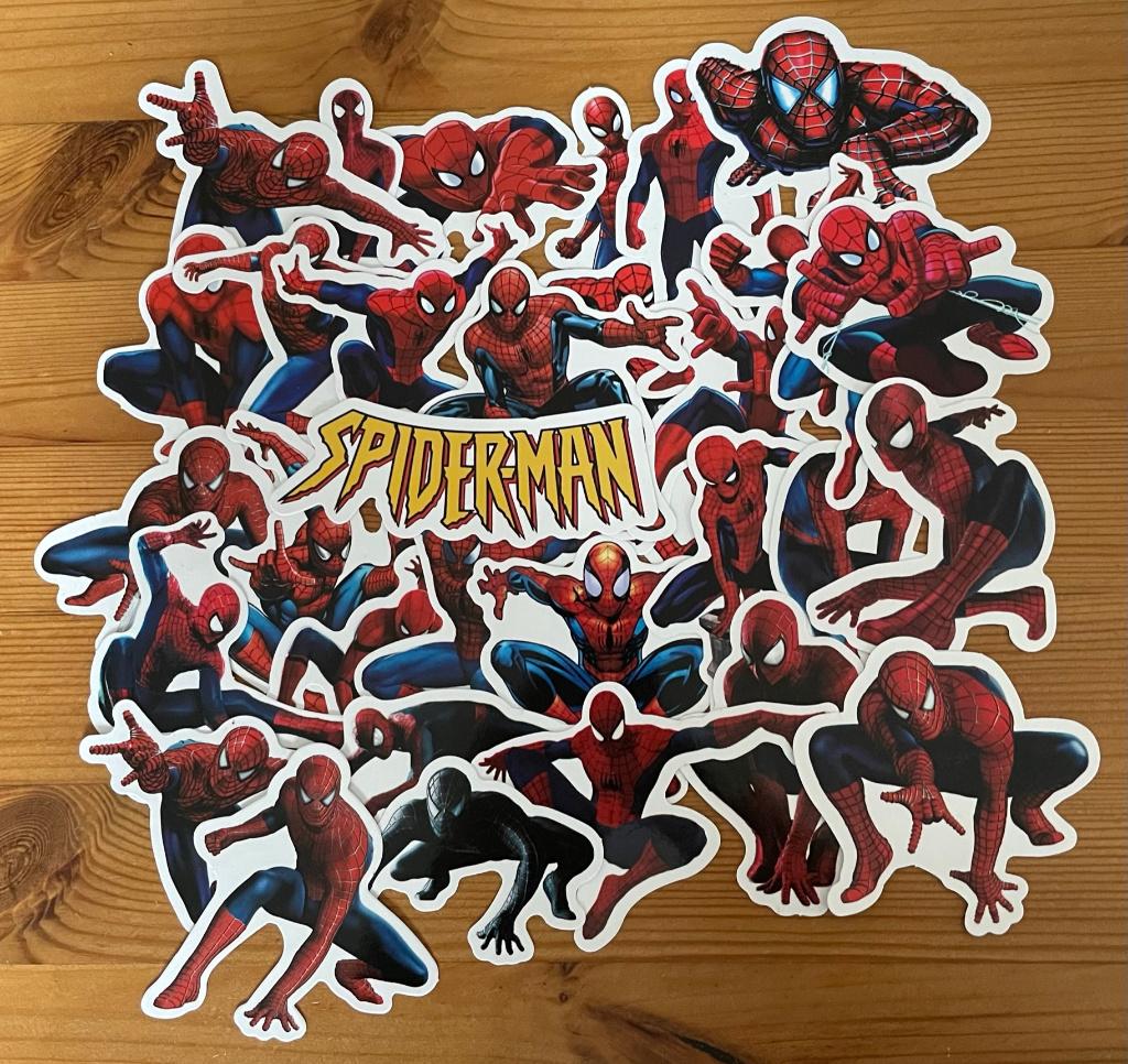 Spider-Man stickers, Verzenden, Nieuw, Meerdere stickers