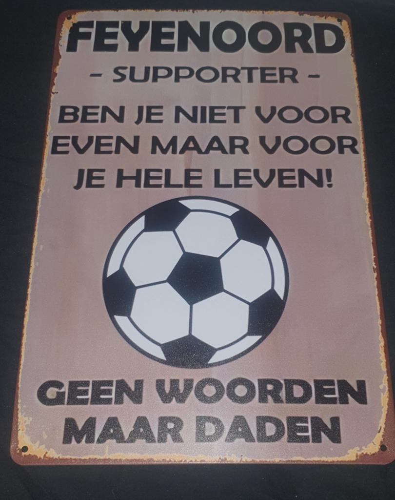 Feyenoord wandbord, Ophalen of Verzenden, Nieuw, Feyenoord