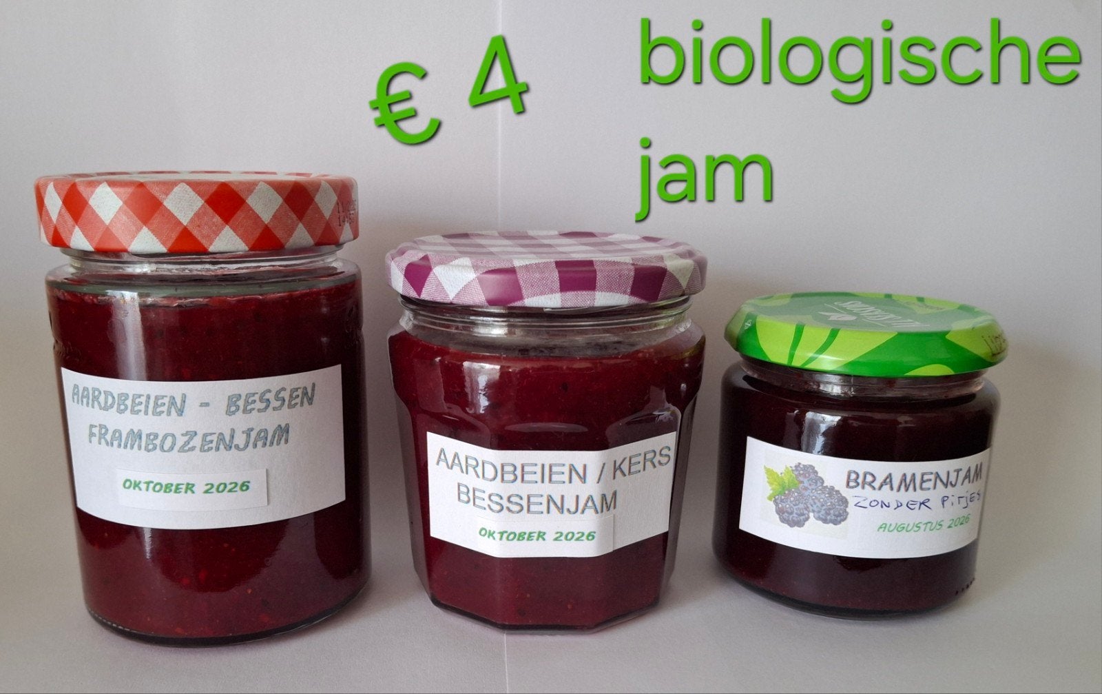 Biologische jam en honing, Ophalen of Verzenden