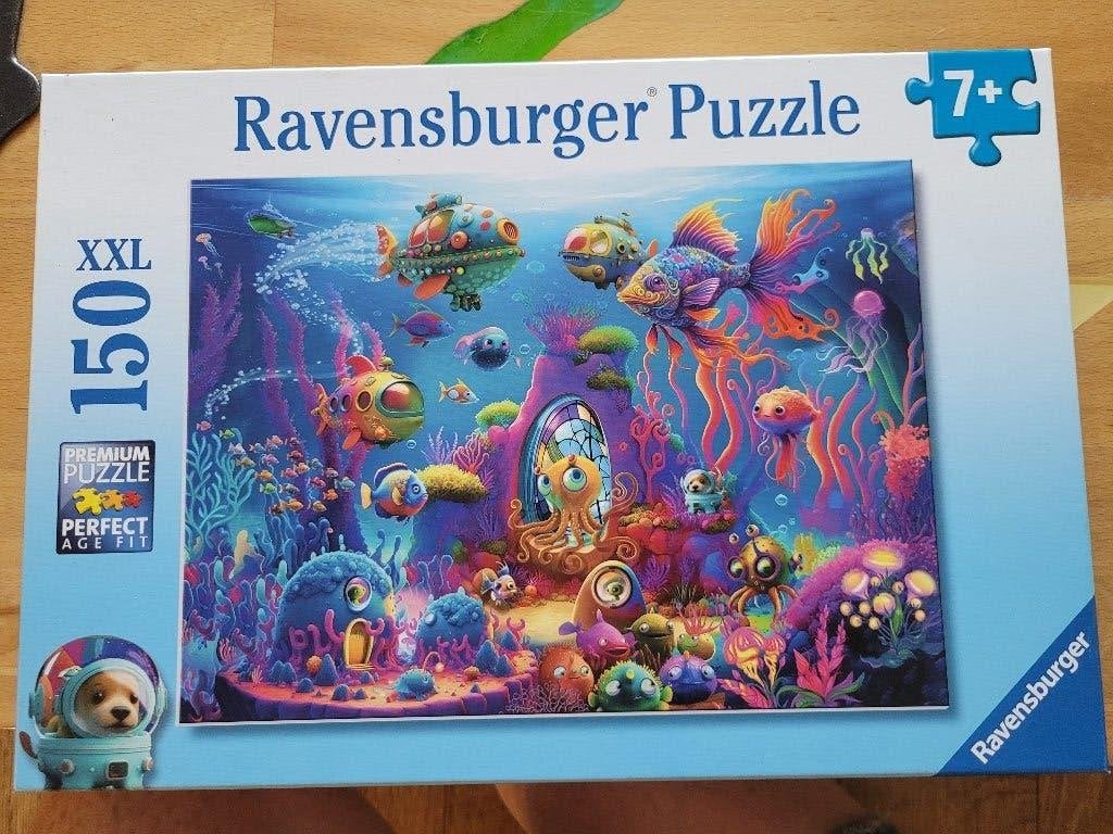 RAVENSBURGER Oceaan-puzzel van 150 stukjes, Ophalen, Meer dan 50 stukjes, Zo goed als nieuw, 6 jaar of ouder
