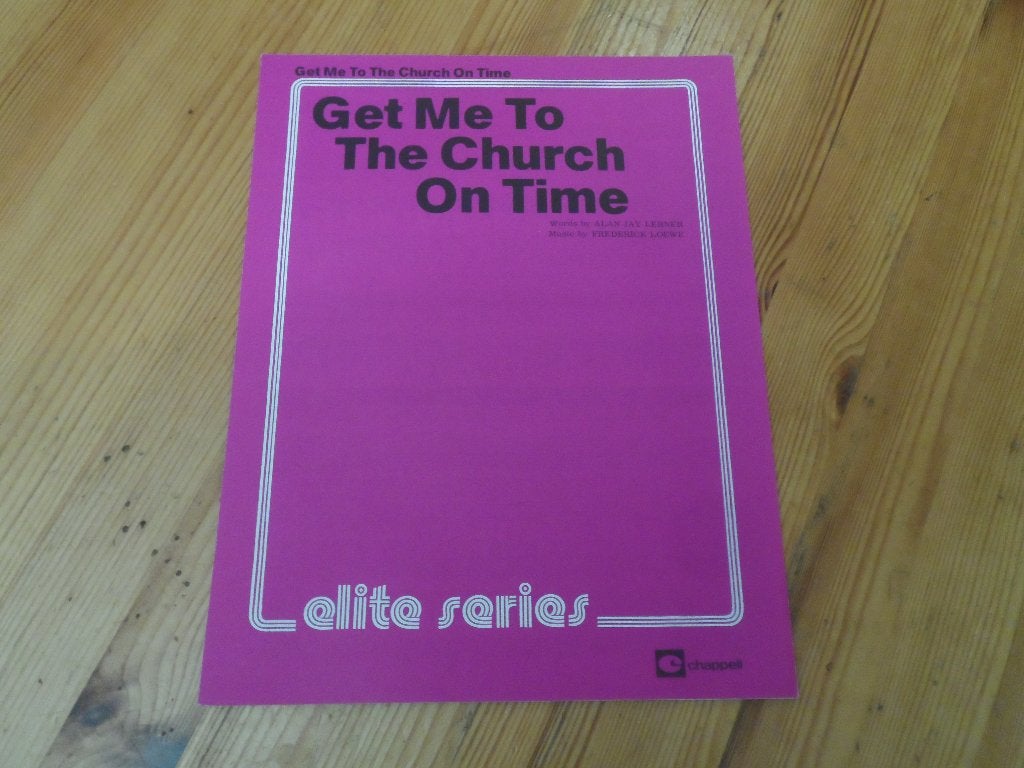 Get me to the church on time - lerner / loewe, Gitaar, Ophalen of Verzenden, Zo goed als nieuw, Artiest of Componist