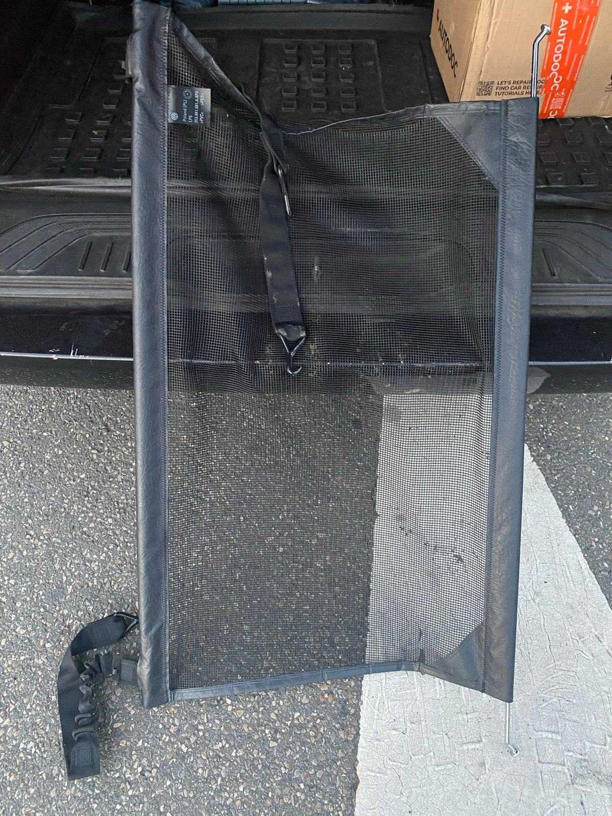 Audi Q5 (2017-2025) Kofferbaknet / Hondennet, Ophalen, Gebruikt