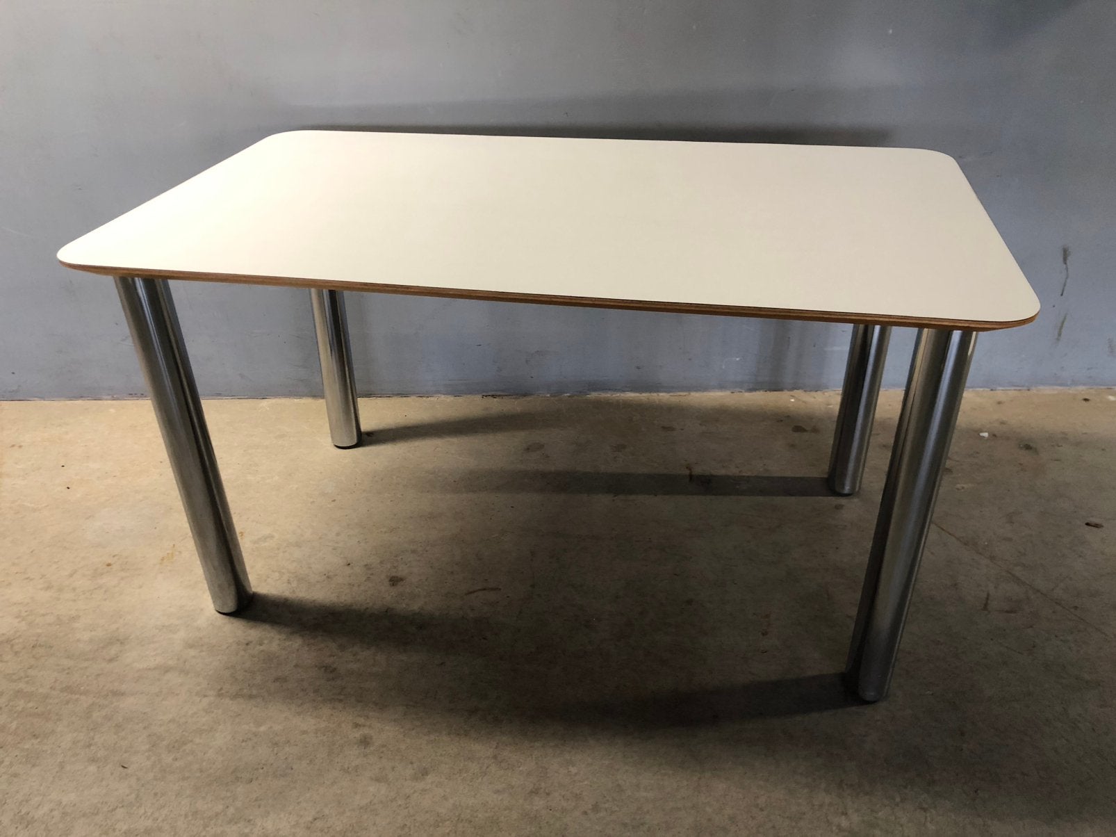 Jan des Bouvrie voor Pastoe | vintage eettafel / bureau, Ophalen, Overige houtsoorten, 100 tot 150 cm, 50 tot 100 cm